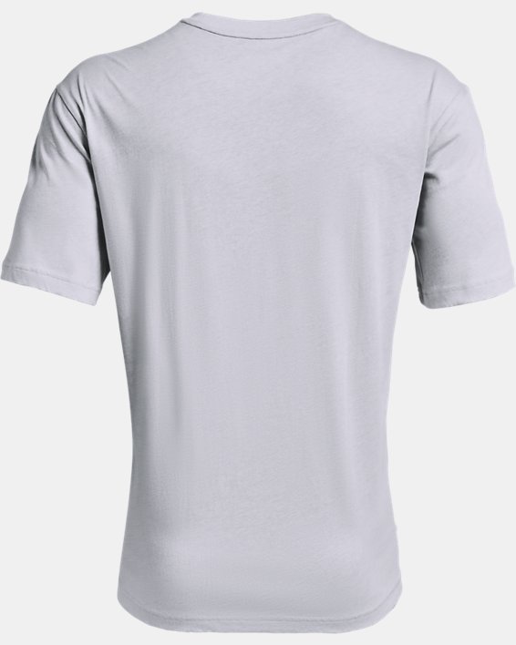 T-shirt UA Embiid Logo da uomo, Gray, pdpMainDesktop image number 5